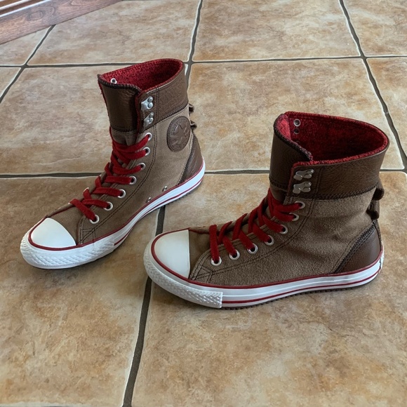 Converse CT 6 Elsie Roll-Down X-Hi Top Sneakers - Picture 4 of 14